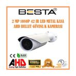 TeknoKapsül 2mp Ahd 1080P 42 LED Metal Kasa Dış Ortam Güvenlik Kamerası