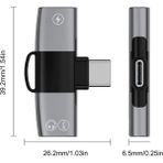 TeknoKapsül 30W Hızlı Şarj Type-C To Type-C Dönüştürücü Çevirici Şarj Kulaklık Adaptörü Type-C Çoğaltıcı