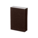 TeknoKapsül 3m CP000-6P-CC Zımpara Süngeri Ekstra Ince Kumlu, 3-3/4" x 2-5/8", Siyah, 6 Adet - Option-1