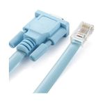 TeknoKapsül 4335 RJ45 To RS232 9 Pin CAT5E 6 Çevirici Dönüştürücü Adaptör Ethernet Kablosu
