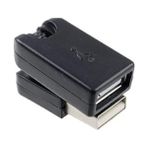 TeknoKapsül 6452 USB To Dişi Erkek 360 Derece Dönebilen Çevirici Dönüştürücü Adaptör 360 Derece Dönebilen USB D
