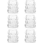 TeknoKapsül 75 ml 6'lı Üzüm Bardak Seti, Bubble Bardak, Bulut Bardak, Kahve Yanı Sunum Bardağı, Zarif ve Şık Tasarım, Içecek Sunumları Için Ideal - Option-1 - 0 - Siyah