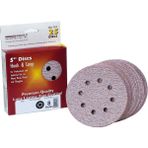 TeknoKapsül Abrasives 024073 Zımpara Diski, 12,7 cm x 8 Vac DELIK-P100 Cırt Cırtlı Taşlama Diski, Tane Büyüklüğü 100 - Ahşap - Option-1