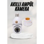 TeknoKapsül Akıllı Kamera Wifi Kamera Duylu Ampul Görünümlü 360 Derece Dönebilen Ev Kamerası