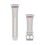 TeknoKapsül Akıllı Saat Spor Kayışı, Silikon Malzeme, Series 46MM Uyumlu Silikon Krem Kordon