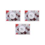 TeknoKapsül Amerikan Servis Kağıdı Afiyet Olsun Baskılı Beyaz Masa Örtüsü - 29 x 40 Cm. - 100 Adetlik 3 Paket - 001-Renkli
