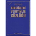 TeknoKapsül Atasözleri Deyimler Sözlüğü (Plastik Kapak)