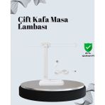 TeknoKapsül Ayarlanabilir Açıya Sahip Masa Lambası | Kademeli Işık Seviyesi, Kompakt Tas