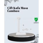 TeknoKapsül Ayarlanabilir Açıya Sahip Masa Lambası | Kademeli Işık Seviyesi, Kompakt Tasarım - Lisiny