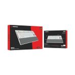 TeknoKapsül Beru Beyaz 2.4g + Bt Rgb Red Switch Mekanik Klavye Slim Low Profile Tkl
