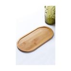 TeknoKapsül Bev Kitchen Bölmesiz Bambu Yağdanlık Altlığı & Sunumluk Ahşap - 0 - Siyah - Option-1