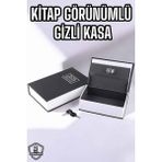 TeknoKapsül Büyük Boy Anahtarlı Kitap Görünümlü Gizli Kasa Çelik Kasa Altın Kasası
