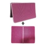 TeknoKapsül Büyük Boy Elekli Tuvalet Önü Paspası Katlanabilir 82 x 60 cm Pembe