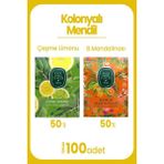 TeknoKapsül Çeşme Limonu 50'li Bodrum Mandalinası 50'li Kolonyalı Mendil