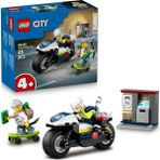 TeknoKapsül City Motosikleti Takibi 60455-4 Yaş Üzeri Kız ve Erkek Çocuklar Için Motosikleti Oyuncağı, Hırsız Kaçış Kaykayı ve Mini Açılabilir Atm Içeren Yaratıcı Oyuncak Yapım Seti (65 Parça) - Option-1