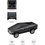 TeknoKapsül D68 Cyber Model Araba Tasarımlı Bluetooth Hoparlör 15W Güçlü Ses Rgb LED /tws/usb Siyah