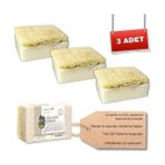 TeknoKapsül Doğal Kabak Lifli Eşek Sütü Sabunu 120 gr x 3 Adet Tüm Cilt Tipleri Için Kırışıklık Yaşlanma Kar