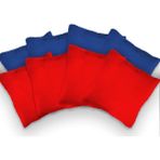 TeknoKapsül Eleleoyun Cornhole Oyunu Bez Torbaları, 8 Adet, Lacivert ve Kırmızı, Açık Hava Eğlence ve Parti Oyunu, 5+ Yaş - Option-1 - 001-Renkli