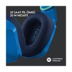 TeknoKapsül G G733 Lıghtspeed Kablosuz Kulak Üstü Oyuncu Kulaklığı, Lıghtsync Rgb, Blue Voice Mikrofon, Askılı Kafa Bandı, Pro-G Ses Sürücüleri, 29 Saat Pil Ömrü, Mavi - Option-1 - 001-Renkli