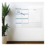 TeknoKapsül Haftalık Planlayıcı Manyetik Duvar Stickerı Takvim 56 cm x 70 cm