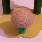 TeknoKapsül Happy & Polly Ayçiçeği Ağacı, 90 cm Yükseklik, Yavru Kediler Için Hamak Oyun Merkezi
