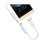 TeknoKapsül Happy Type C To 3.5mm Kulaklık/aux/şarj Dönüştürücü Adaptör Siyah