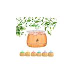 TeknoKapsül Hava Nemlendirici Tuz Lambalı Tuz Hediyeli Humidifier 200 ml Salt Lamp Ultrasonik Gece Lambası - 100 cm