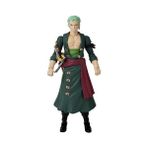 TeknoKapsül Heroes Tek Parça Figürler Roronoa Zoro Aksiyon Figürü, Değiştirilebilir Kollar ve Yüzler ile Mafsallı Zoro Figürü, Tek Parça Aksiyon Figürleri Oyuncakları Serisi, 17 cm - 01-Mavi