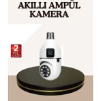 TeknoKapsül Iki Yönlü Sesli Wifi Kamera – Ampul Tipi Ev Ofis Güvenlik Kamerası -