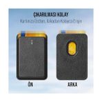 TeknoKapsül ile Uyumlu Magsafe Özellikli Silikon Lansman Cüzdan Kılıf 15 Pro Max/15 Plus/15 Pro/15, 14 Pro Max/14 Plus/14 Pro/14, 13 Pro Max/13 Pro/13, 12 Pro Max/12 Pro/12 (Siyah) - Option-1 - 001-Renkli