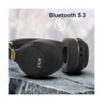 TeknoKapsül Inca IBK-503S Kablosuz 5.3 Bluetooth Hafıza Kart Destekli Kulak Üstü Kulaklık Siyah 400MAH 12 Saat Pil Ömrü Bluetooth, Micro Sd Hafıza Kartı ve Aux Modu Desteği - -- - Option-1