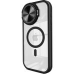 TeknoKapsül Iphone 15 Kılıf Teleskop Lens Magsafe Kapak - Siyah