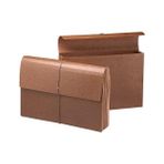 TeknoKapsül Kapaklı Kordon Kapamalı Klasik Genişleyen Dosya Cüzdanı, 5-1/4" Genişleme, Yasal Boyut, Redrope,