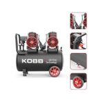 TeknoKapsül KBK50S2 4.0hp 50LT 8bar Çift Motorlu Yağsız Sessiz Taşınabilir Hava Kompresörü