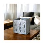 TeknoKapsül Keçe Saklama Kutusu – Gri Renk, 16X16X16 cm Dekoratif Organizer Sepet, 3 mm Kalınlıkta, Çok Amaçlı