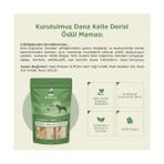 TeknoKapsül Kito Kurutulmuş Dana Kelle Derisi Çiğnemelik Ödül MAMASI%100 Doğal, Glutensiz, Organik 100 gr