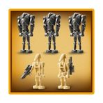 TeknoKapsül Klon Trooper ve Savaş Droidi Savaş Paketi Seti 75372 – 7 Yaş ve Üzeri Kız ve Erkek Çocuklar Için 4 Minifigür ve 5 Droid Içeren Oyuncak Yapım Seti, Doğum Günü Hediyesi Fikri (215 Parça) - Option-1