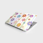 TeknoKapsül Laptop Bilgisayar Notebook Pc Kaplama Etiketi 3D Renkli Papatya