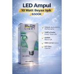TeknoKapsül LED Ampul 10 Watt Beyaz Işık 6500K Yüksek Aydınlatma E27 Duy Enerji Tasarruflu