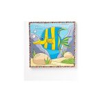 TeknoKapsül Manyetik Blok Çift Taraflı 9 Parçalı Mıknatıslı Melek Balığı - Balon Balığı Puzzle - 2 Görsel Yapboz - 01-Mavi