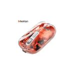 TeknoKapsül Meetion | BTM005 | Turuncu | Saydam Ofis Mouse | 2.4g Kablosuz + Çift Bluetooth | Sessiz Tıklama |