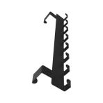 TeknoKapsül Metal Mat Siyah Kapı Arkası Askılık – 8 Kancalı Amerikan Tipi Organizer Askı, Banyo ve Oda Kapıları Için Pratik Askılık, Delmeden Montajlı Kapı Arkası Askı (Siyah) - Option-1 - 000-Siyah