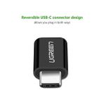 TeknoKapsül Micro USB To Type-C Dönüştürücü Adaptörü, Siyah