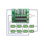 TeknoKapsül Micron 4s 40A Bms 18650 Lityum Pil Şarj Koruma Devresi - 16.8V - 1 Adet