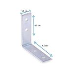 TeknoKapsül Mobilya, Dolap Yatak Duvara Sabitleme Bağlantı Aparatı L Demiri Gönye 1,5cmx4,5 Cmx4,5cm(20 Adet) - Option-1 - 0 - Siyah - 1 Adet
