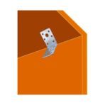 TeknoKapsül Mobilya, Dolap Yatak Duvara Sabitleme Köşebent Bağlantı Aparatı L Demiri Gönye 4X4X4 cm (12 Adet) - Option-1 - 0 - Siyah - 1 Adet