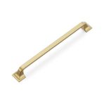 TeknoKapsül Mutfak Dolabı Kulpları, Mutfak Dolabı Çekmeceleri Için Çekmece Çekmeceleri, Şifonyerler, Banyo Donanımı, 8-13/16 Inç Delik Merkezi (224MM), Şampanya Bronz, Forge Koleksiyonu - Option-1