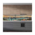 TeknoKapsül Mutfak Tezgah Arası Folyo Kaplama Folyosu Istanbul Köprü 60X200 cm - 60 x 200 cm