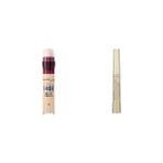 TeknoKapsül New York Anti Age Eraser Kapatıcı, 00 Ivory, 6.8 ml + L'oréal Paris Telescopic Maskara - Siyah