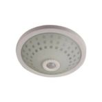 TeknoKapsül Nisaluce E-2002 Tan Armatür ( Camli Kafes ) ( 360° Hareket Sensörlü=5mt Ai ) (2 Adet E27 Ampul Duy